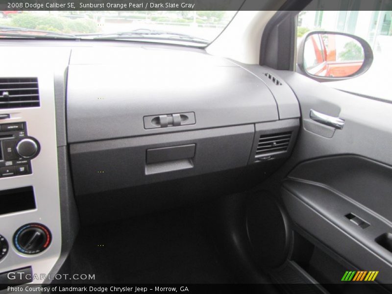 Sunburst Orange Pearl / Dark Slate Gray 2008 Dodge Caliber SE