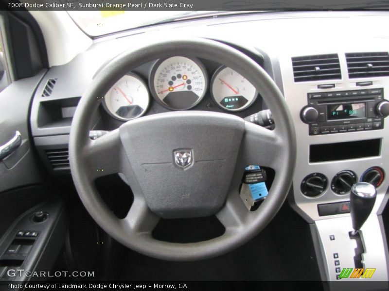 Sunburst Orange Pearl / Dark Slate Gray 2008 Dodge Caliber SE