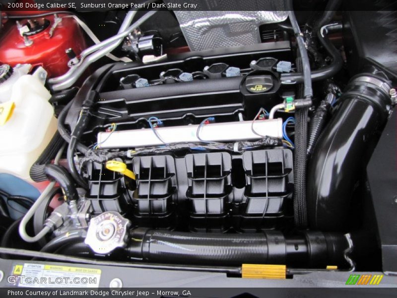 Sunburst Orange Pearl / Dark Slate Gray 2008 Dodge Caliber SE