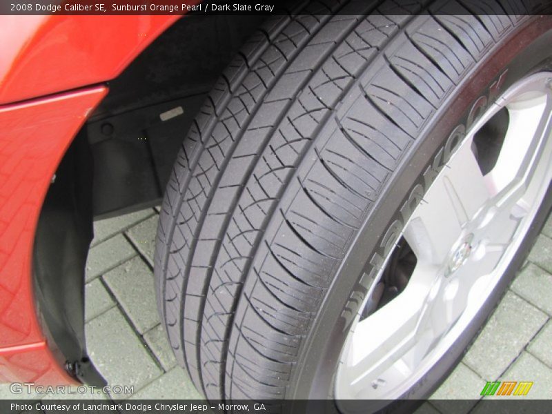 Sunburst Orange Pearl / Dark Slate Gray 2008 Dodge Caliber SE
