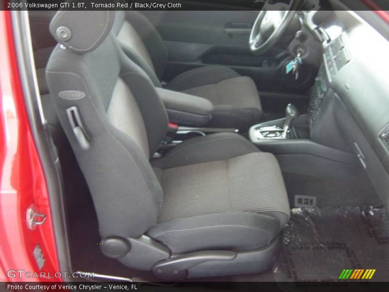 Tornado Red / Black/Grey Cloth 2006 Volkswagen GTI 1.8T