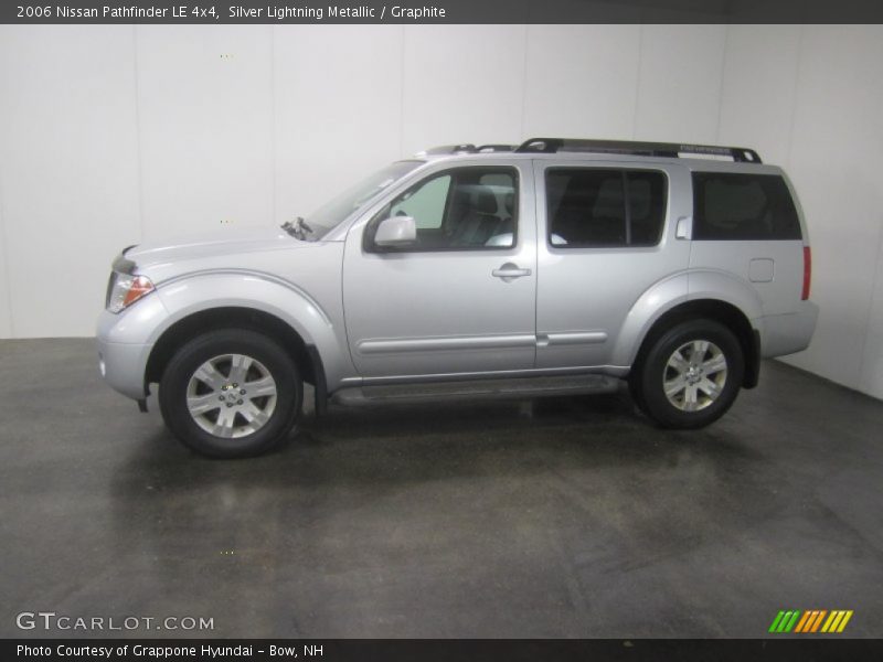 Silver Lightning Metallic / Graphite 2006 Nissan Pathfinder LE 4x4