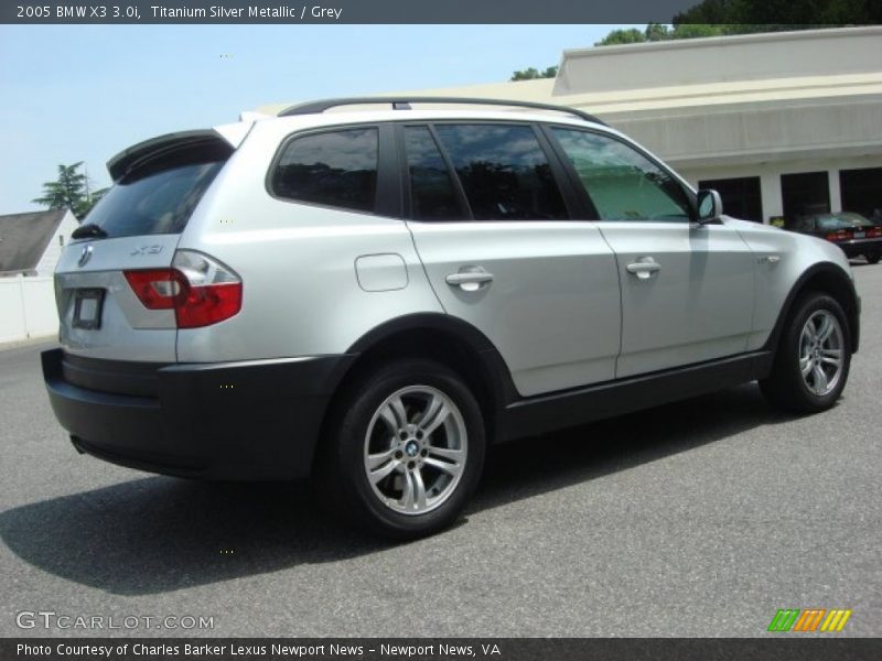 Titanium Silver Metallic / Grey 2005 BMW X3 3.0i