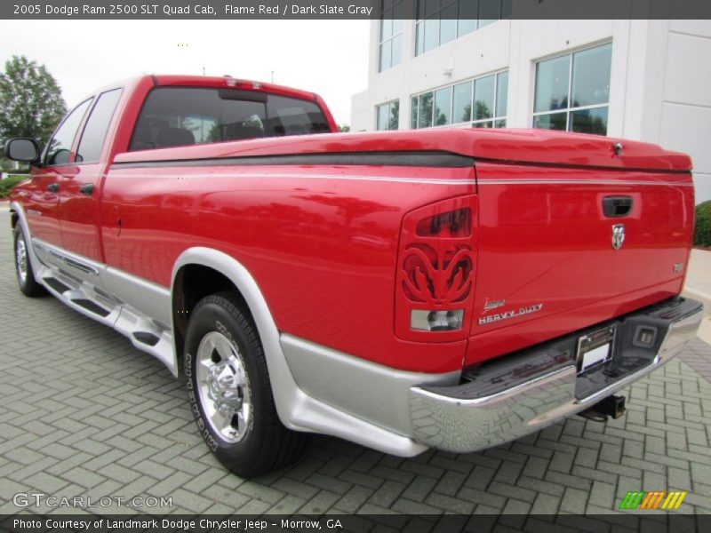 Flame Red / Dark Slate Gray 2005 Dodge Ram 2500 SLT Quad Cab