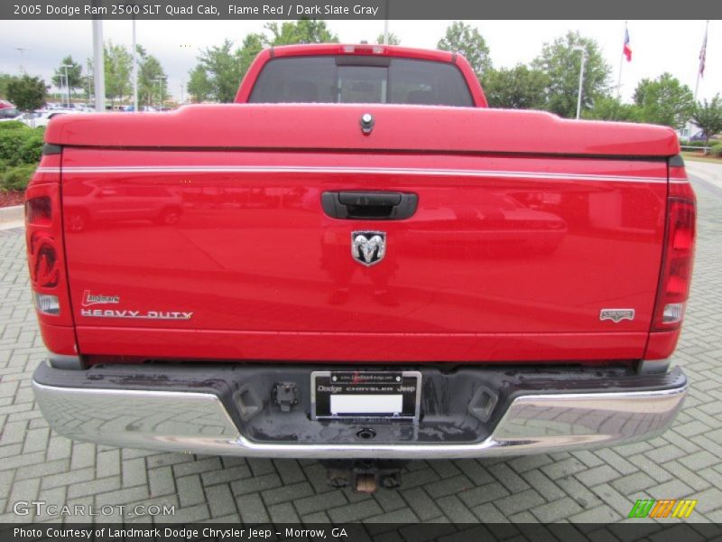 Flame Red / Dark Slate Gray 2005 Dodge Ram 2500 SLT Quad Cab