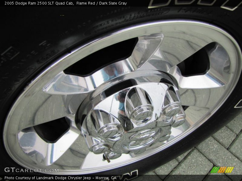 Flame Red / Dark Slate Gray 2005 Dodge Ram 2500 SLT Quad Cab