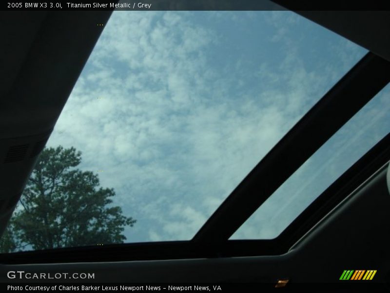 Titanium Silver Metallic / Grey 2005 BMW X3 3.0i