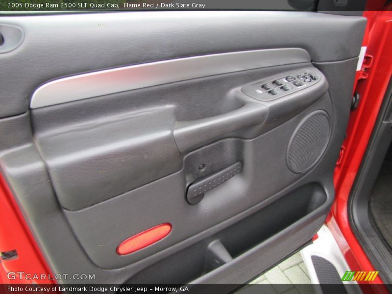Flame Red / Dark Slate Gray 2005 Dodge Ram 2500 SLT Quad Cab