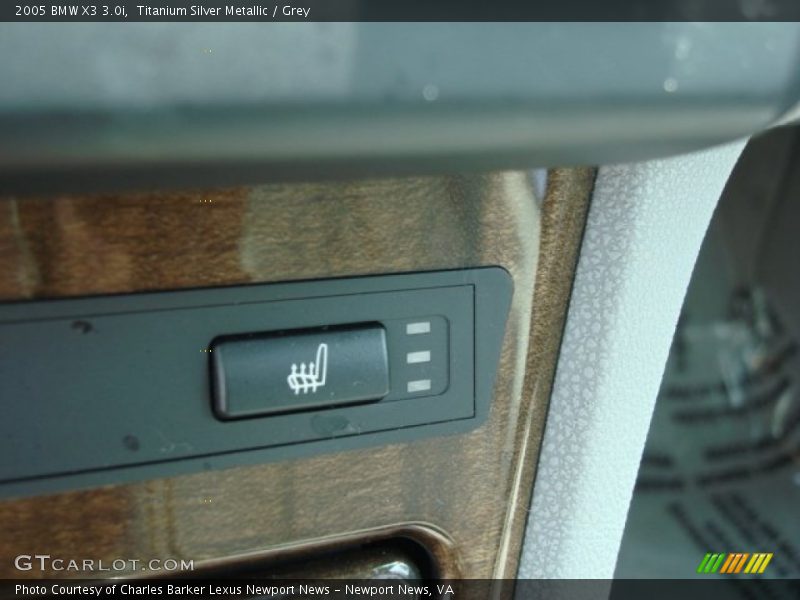 Titanium Silver Metallic / Grey 2005 BMW X3 3.0i