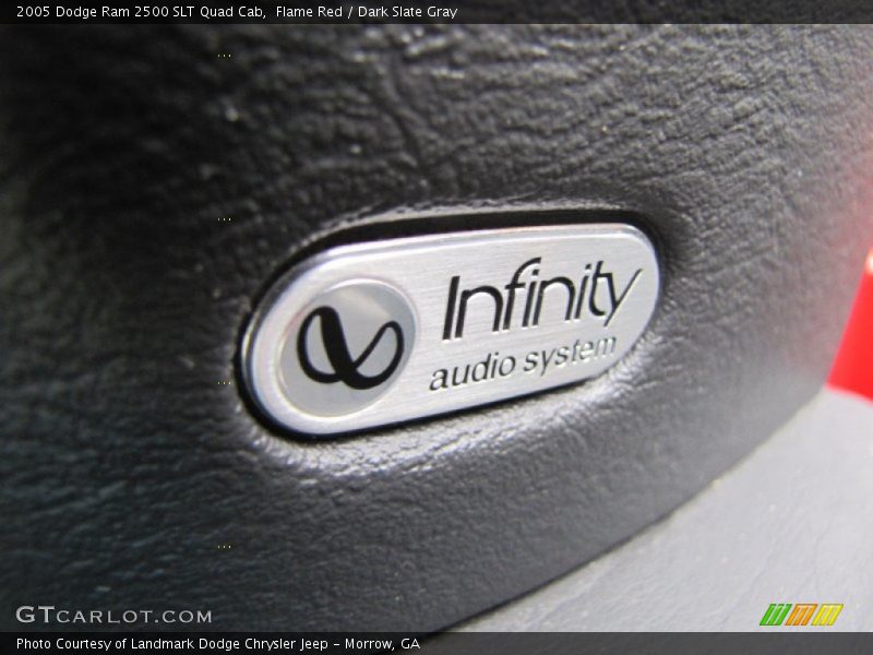 Flame Red / Dark Slate Gray 2005 Dodge Ram 2500 SLT Quad Cab