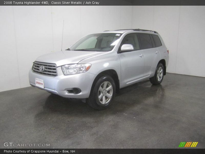 Classic Silver Metallic / Ash Gray 2008 Toyota Highlander 4WD