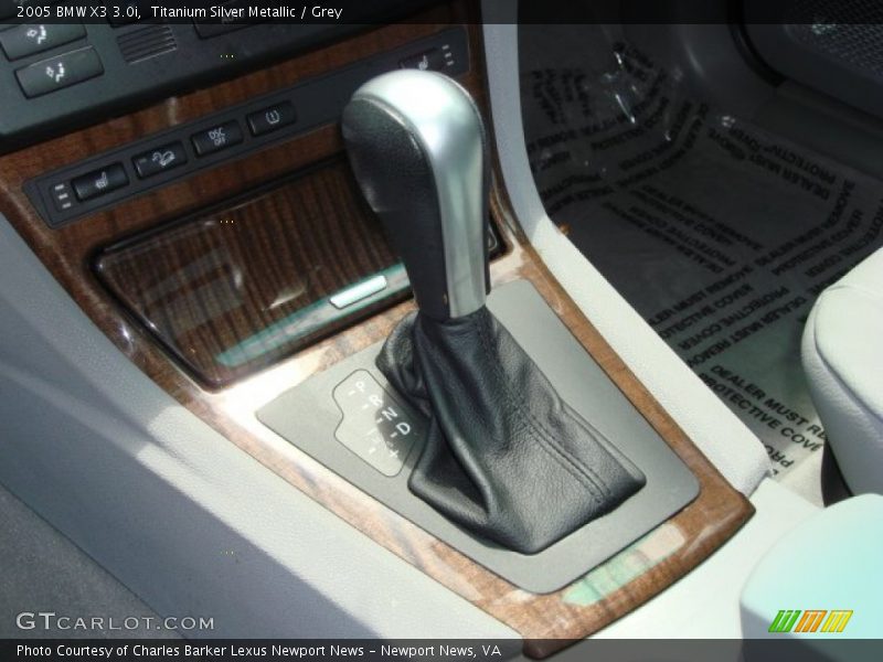 Titanium Silver Metallic / Grey 2005 BMW X3 3.0i