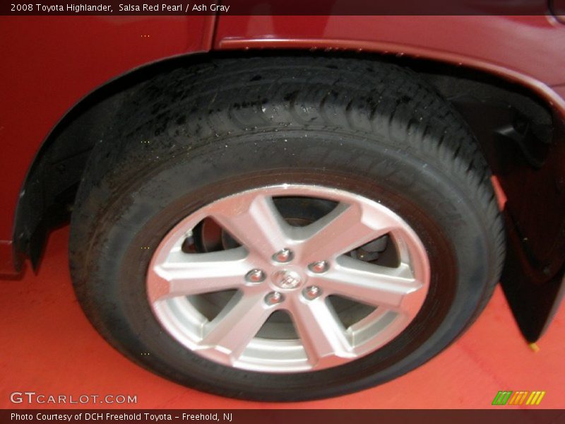 Salsa Red Pearl / Ash Gray 2008 Toyota Highlander