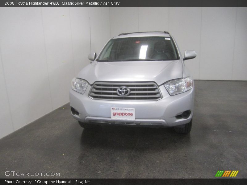 Classic Silver Metallic / Ash Gray 2008 Toyota Highlander 4WD