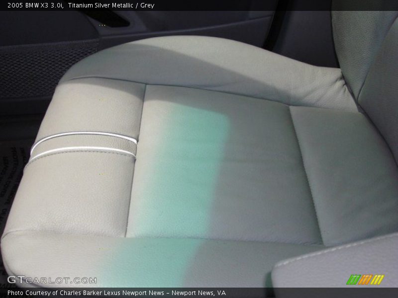 Titanium Silver Metallic / Grey 2005 BMW X3 3.0i