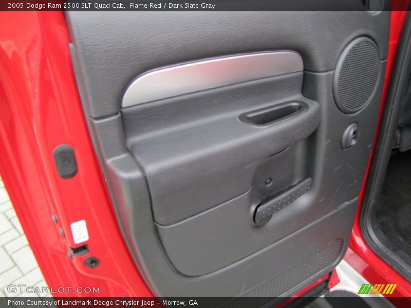 Flame Red / Dark Slate Gray 2005 Dodge Ram 2500 SLT Quad Cab