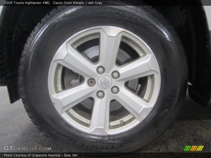 Classic Silver Metallic / Ash Gray 2008 Toyota Highlander 4WD