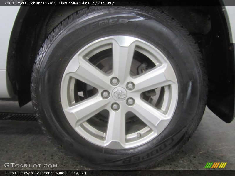 Classic Silver Metallic / Ash Gray 2008 Toyota Highlander 4WD