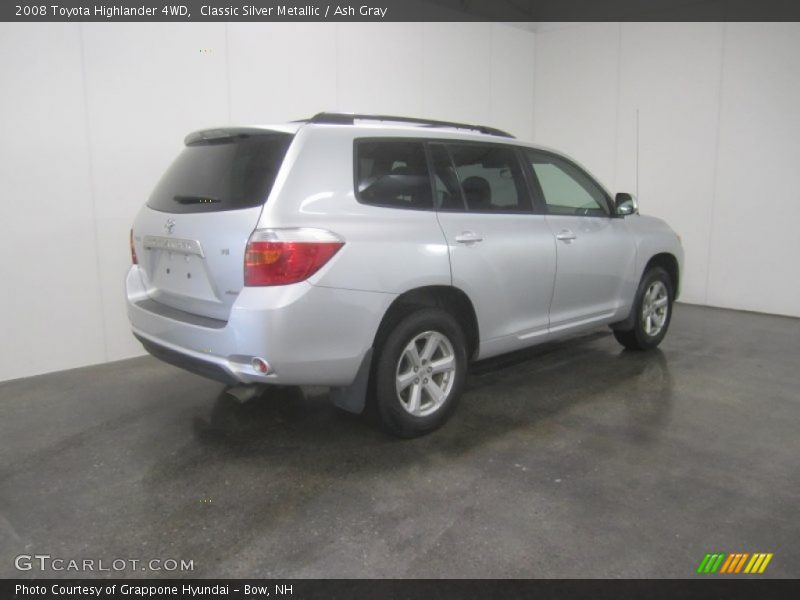 Classic Silver Metallic / Ash Gray 2008 Toyota Highlander 4WD