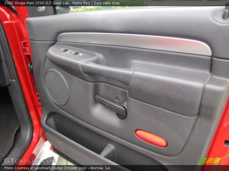 Flame Red / Dark Slate Gray 2005 Dodge Ram 2500 SLT Quad Cab