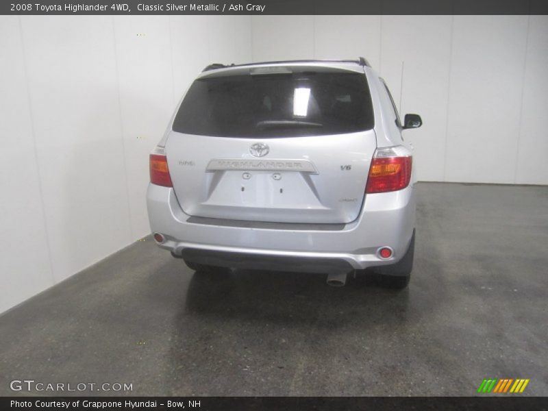 Classic Silver Metallic / Ash Gray 2008 Toyota Highlander 4WD