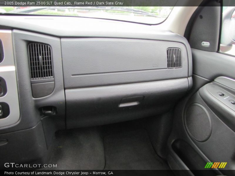 Flame Red / Dark Slate Gray 2005 Dodge Ram 2500 SLT Quad Cab