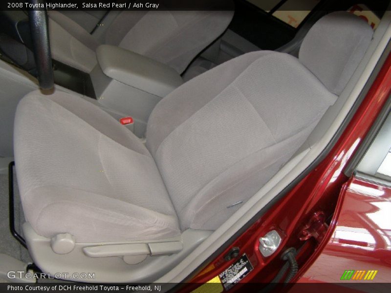 Salsa Red Pearl / Ash Gray 2008 Toyota Highlander