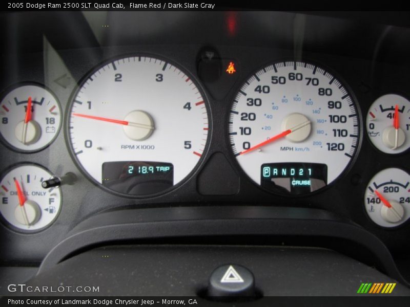  2005 Ram 2500 SLT Quad Cab SLT Quad Cab Gauges