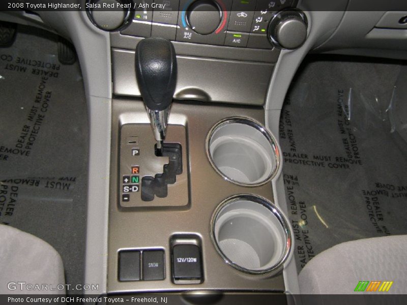 Salsa Red Pearl / Ash Gray 2008 Toyota Highlander