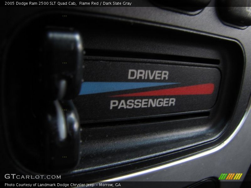 Flame Red / Dark Slate Gray 2005 Dodge Ram 2500 SLT Quad Cab
