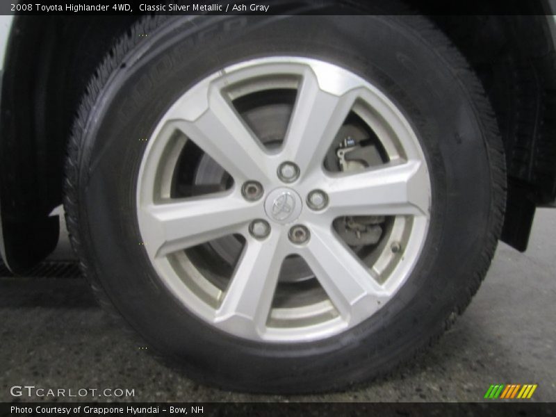 Classic Silver Metallic / Ash Gray 2008 Toyota Highlander 4WD