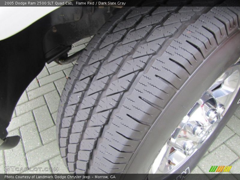 Flame Red / Dark Slate Gray 2005 Dodge Ram 2500 SLT Quad Cab