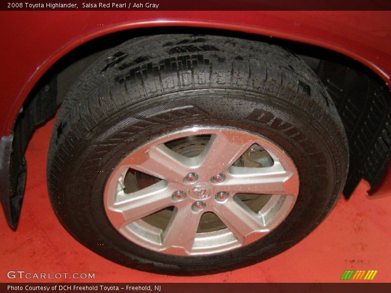 Salsa Red Pearl / Ash Gray 2008 Toyota Highlander