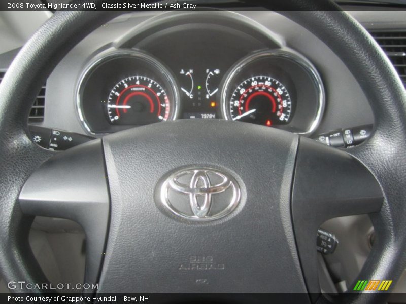 Classic Silver Metallic / Ash Gray 2008 Toyota Highlander 4WD