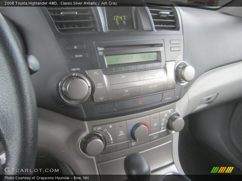 Classic Silver Metallic / Ash Gray 2008 Toyota Highlander 4WD