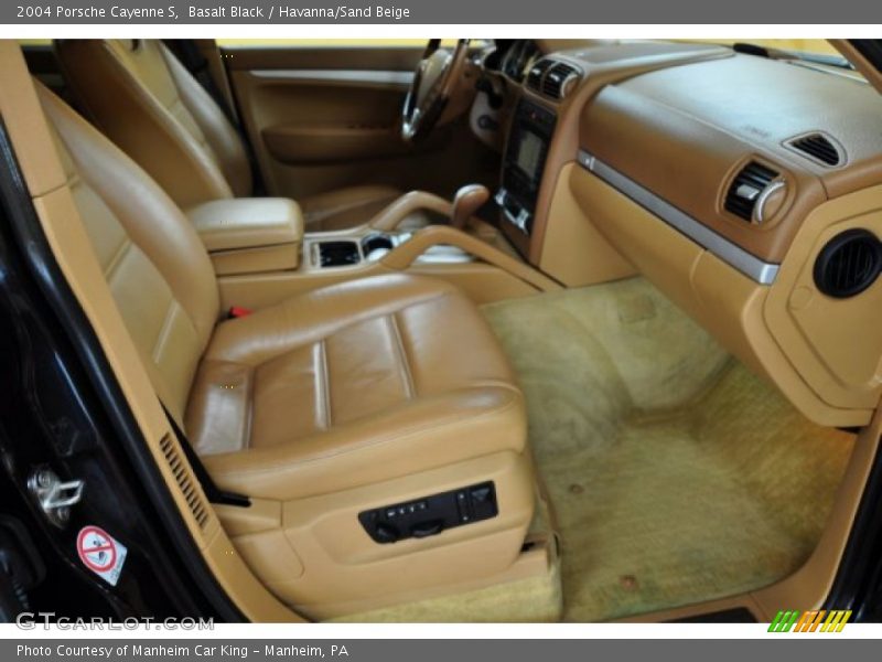 Basalt Black / Havanna/Sand Beige 2004 Porsche Cayenne S