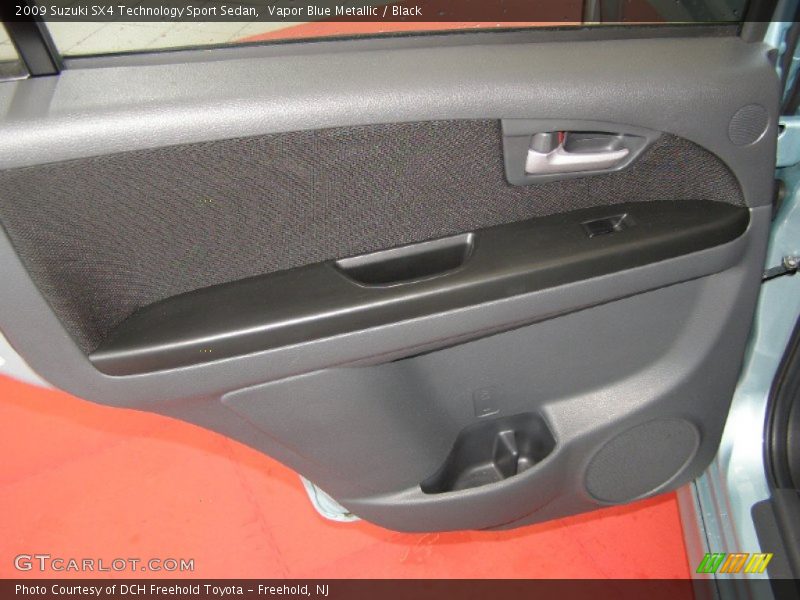 Vapor Blue Metallic / Black 2009 Suzuki SX4 Technology Sport Sedan
