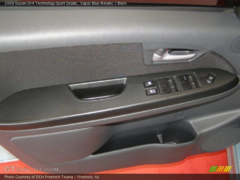 Vapor Blue Metallic / Black 2009 Suzuki SX4 Technology Sport Sedan