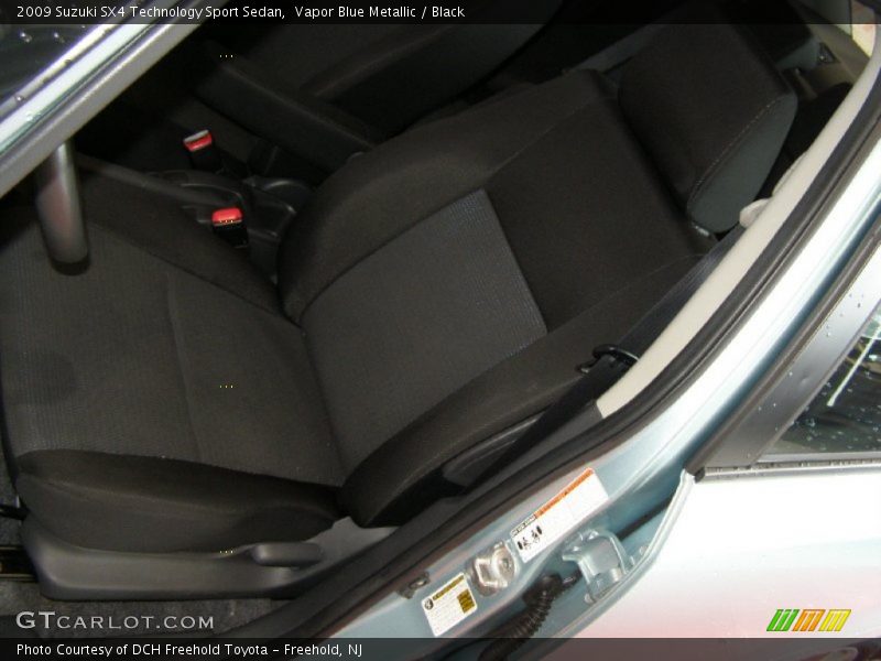 Vapor Blue Metallic / Black 2009 Suzuki SX4 Technology Sport Sedan
