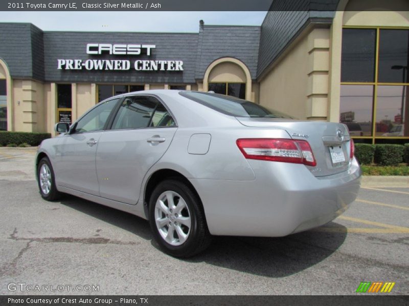 Classic Silver Metallic / Ash 2011 Toyota Camry LE