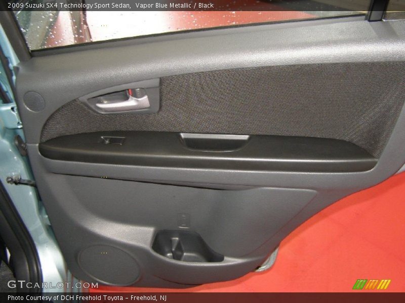 Vapor Blue Metallic / Black 2009 Suzuki SX4 Technology Sport Sedan