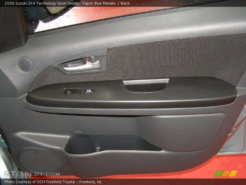 Vapor Blue Metallic / Black 2009 Suzuki SX4 Technology Sport Sedan