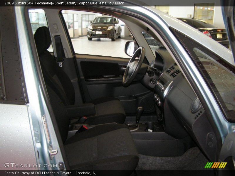 Vapor Blue Metallic / Black 2009 Suzuki SX4 Technology Sport Sedan