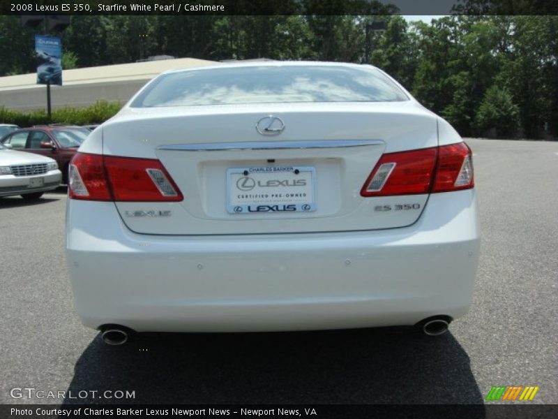 Starfire White Pearl / Cashmere 2008 Lexus ES 350