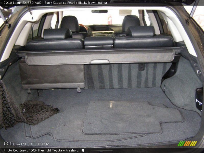Black Sapphire Pearl / Black/Brown Walnut 2010 Lexus RX 350 AWD