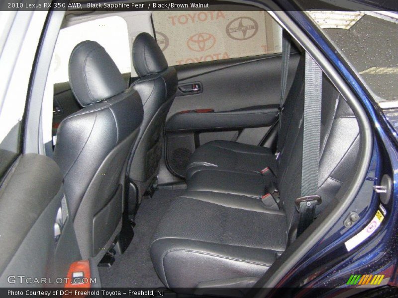 Black Sapphire Pearl / Black/Brown Walnut 2010 Lexus RX 350 AWD