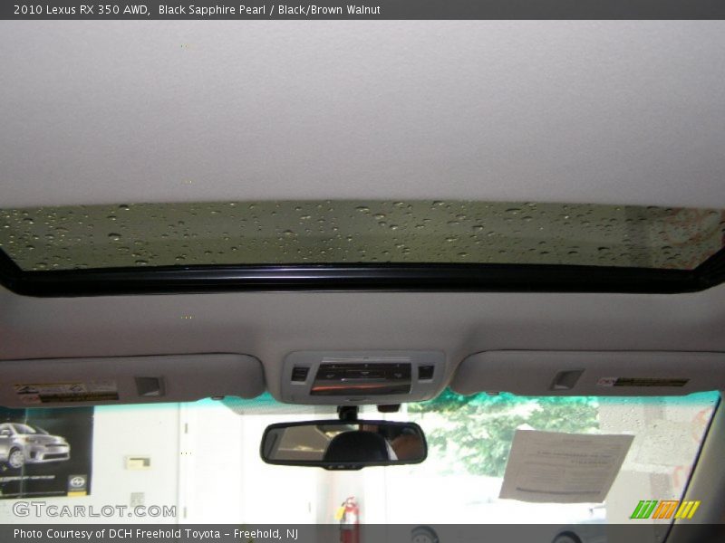 Black Sapphire Pearl / Black/Brown Walnut 2010 Lexus RX 350 AWD