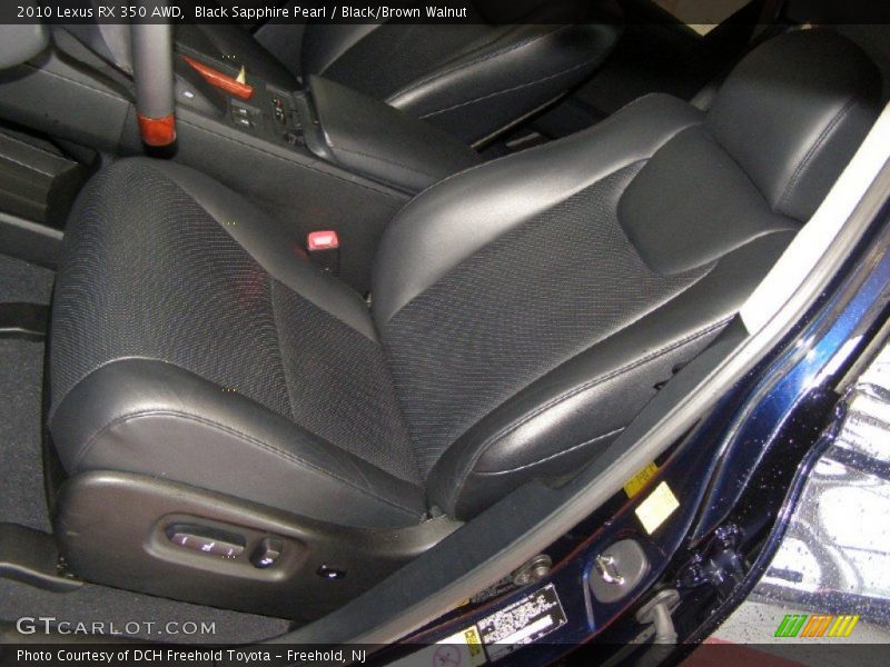 Black Sapphire Pearl / Black/Brown Walnut 2010 Lexus RX 350 AWD