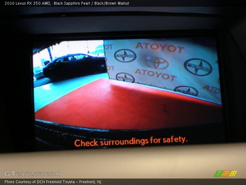 Black Sapphire Pearl / Black/Brown Walnut 2010 Lexus RX 350 AWD
