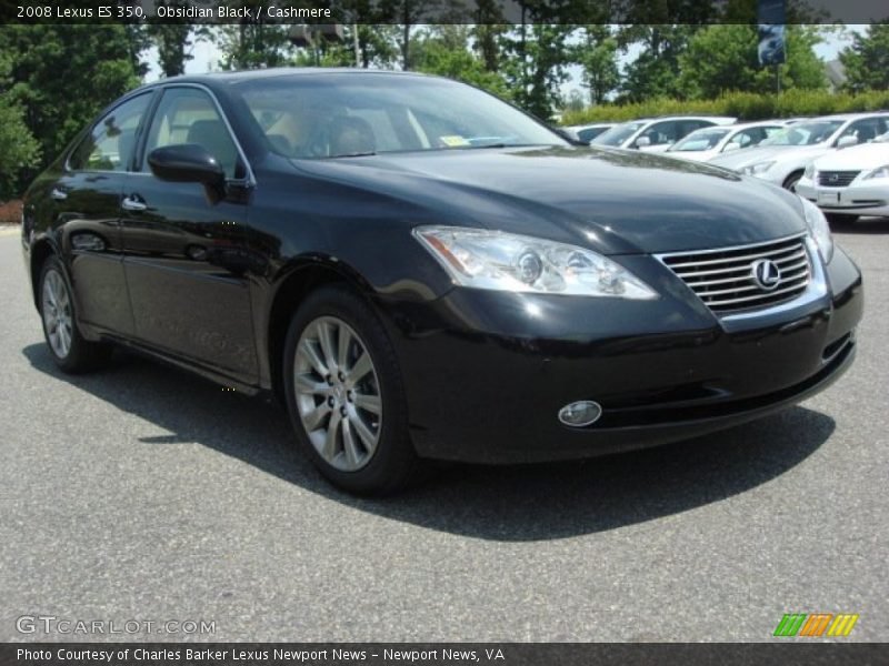 Obsidian Black / Cashmere 2008 Lexus ES 350